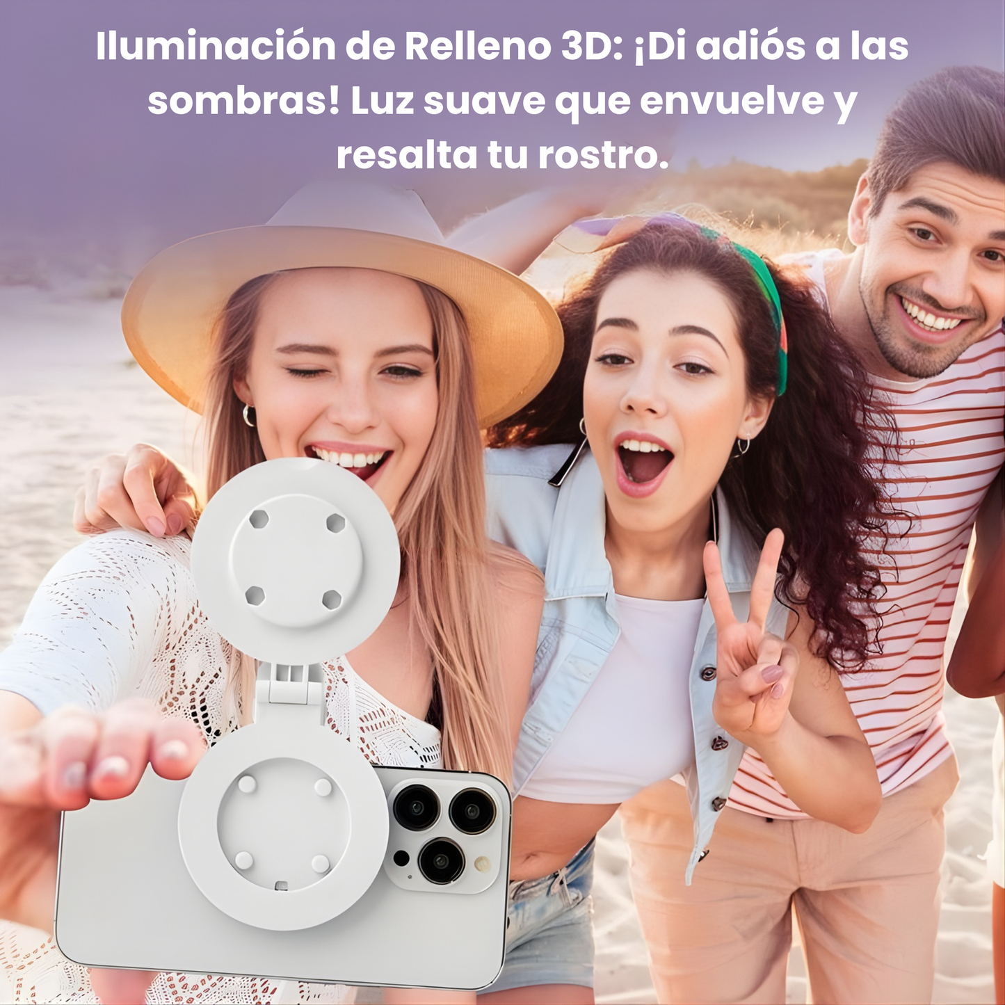 Aro de Luz Pro (3-en-1)